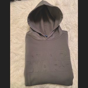 Nwt Mens Star Wars hoodie grey sz medium disney limited edition collectible